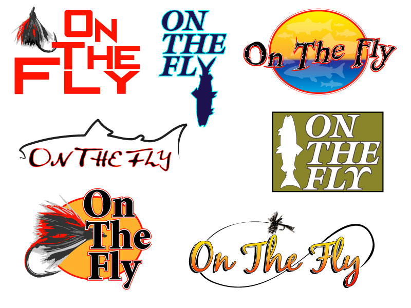 On the fly fishing logo